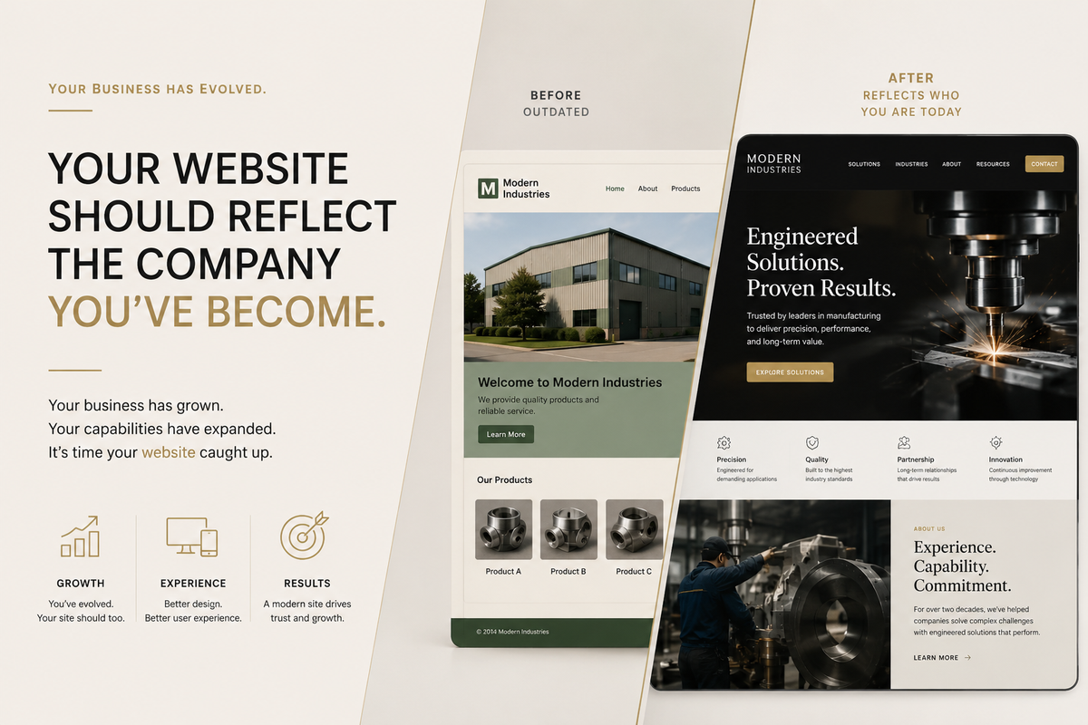 Your Website Should Reflect the Company You’ve Become